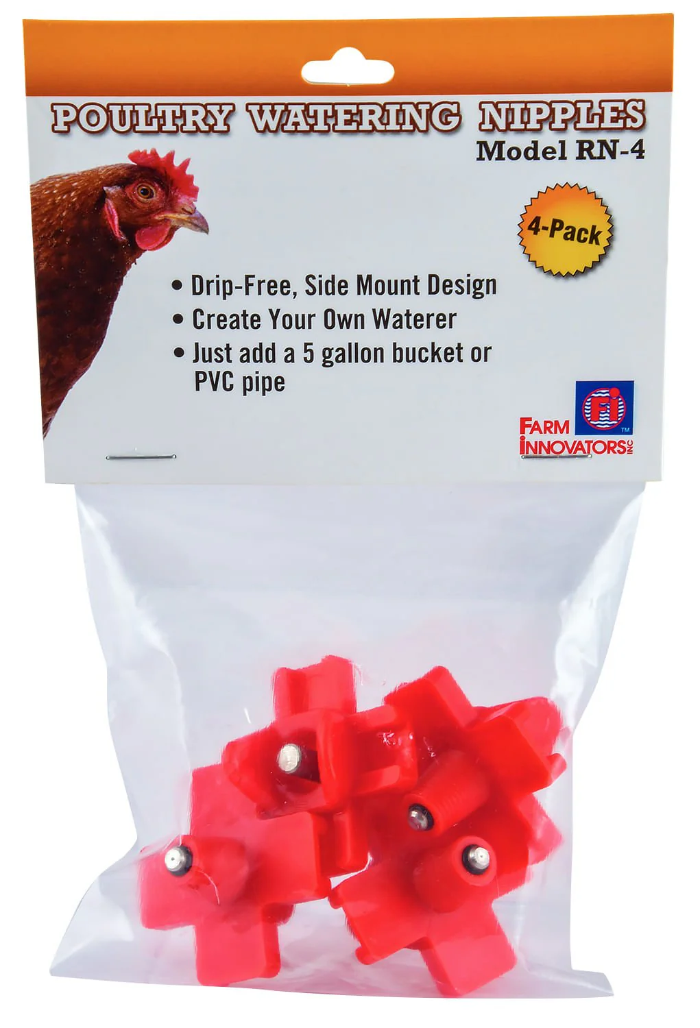 Poultry Watering Nipple, 4 pk - Pet's Shop