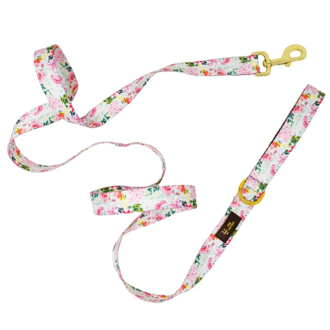 Pink Papyrus Avery Dog Leash, 6ft - Pet's Shop