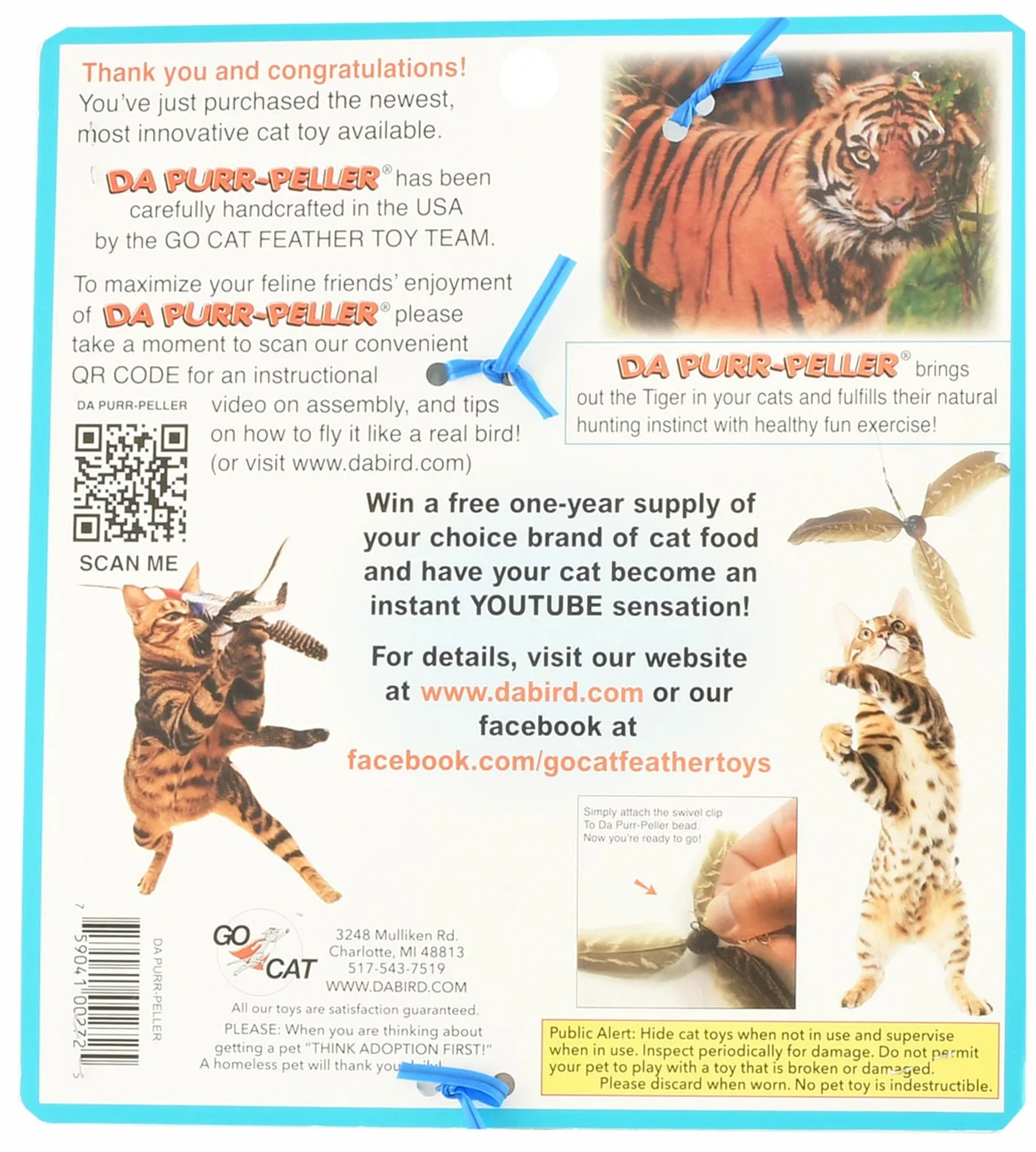 Da Purr Peller Kit *PLUS* Refill Head - Pet's Shop