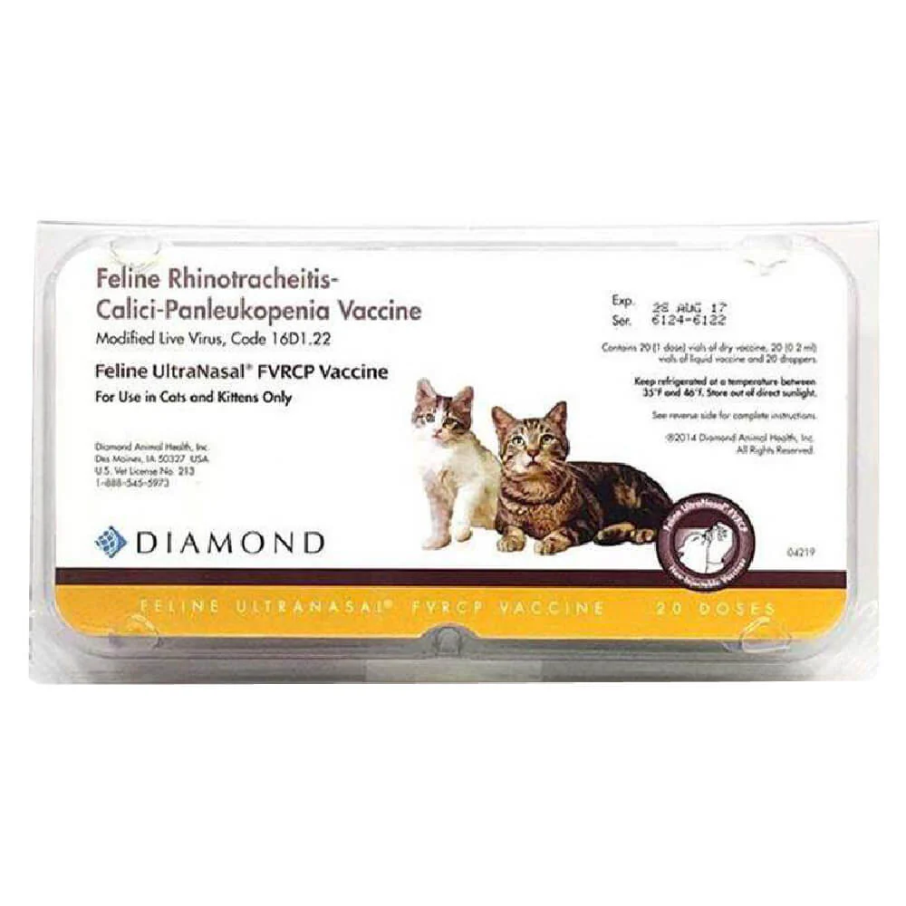 Feline UltraNasal FVRCP Vaccine, 20 x 1 dose - Pet's Shop