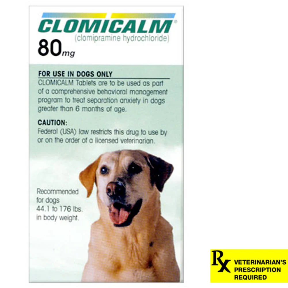Rx Clomicalm (Clomipramine HCl) Tablets for Dogs - Pet's Shop