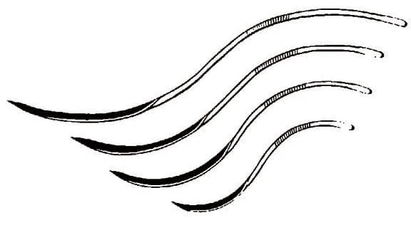 S Curved Needles - Pet's Shop