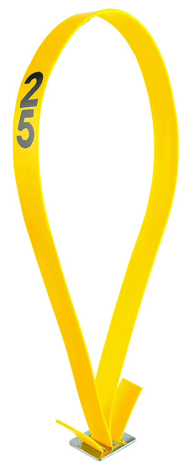 Mare ID Neck Strap - Numbered, Yellow - Pet's Shop