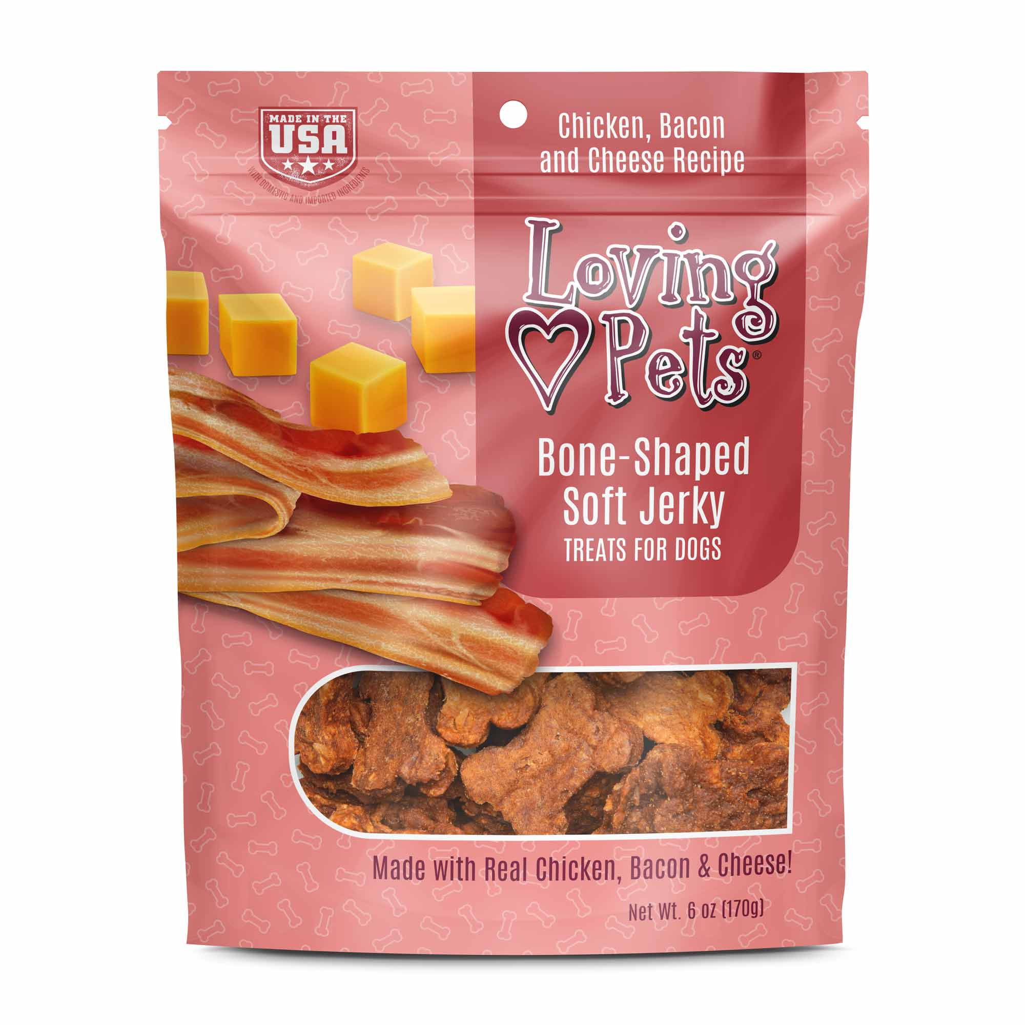 Loving Pets Soft Jerky Treats, 6 oz - Pet's Shop