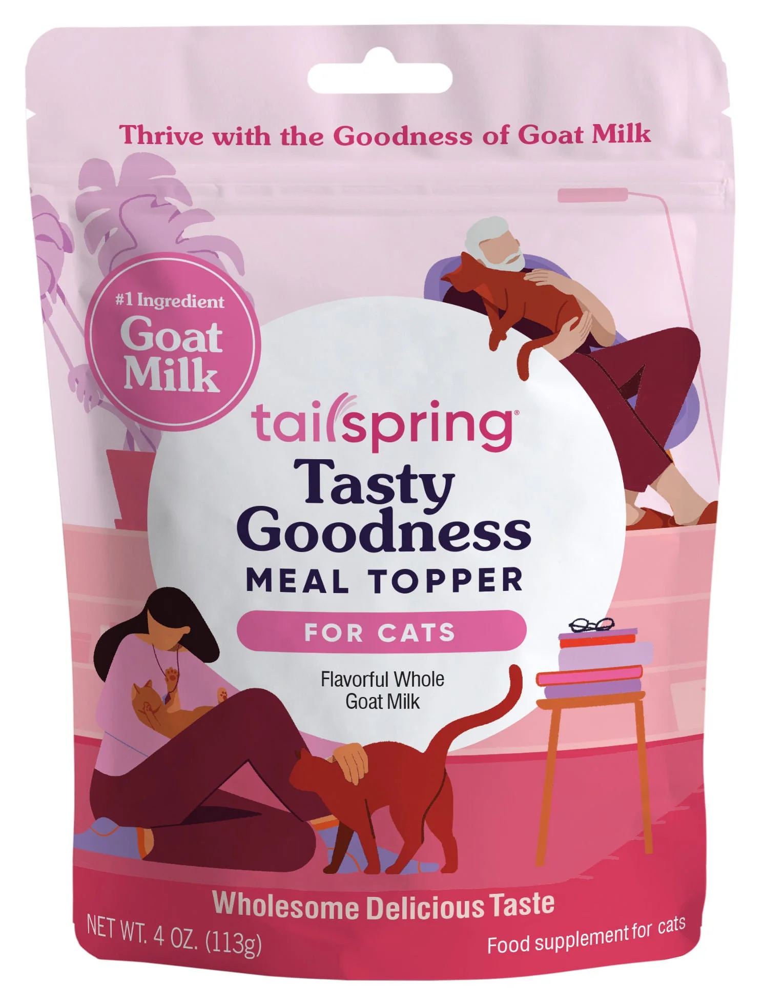 Cat Tasty Goodness Tailspring Meal Topper, 4 oz - Pet's Shop