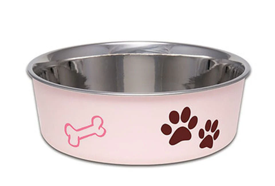 Loving Pets Bella Dog Bowl, Stainless Steel, XLarge - Pet's Shop