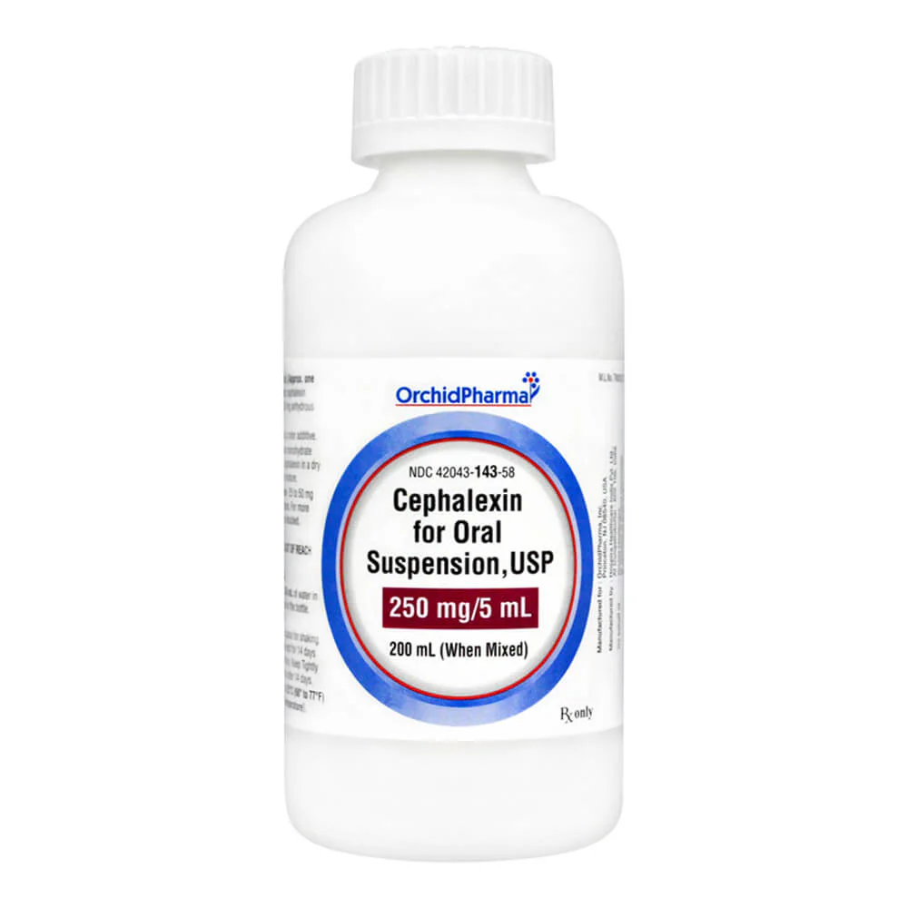Rx Cephalexin (Generic) Oral Suspension for Dogs - Pet's Shop