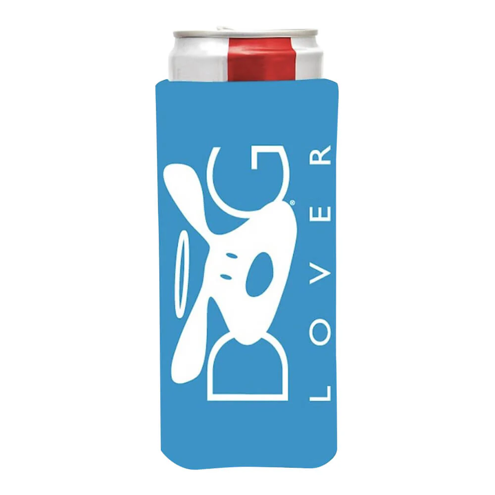 Slim Koozie, Dog Lover, Turquoise - Pet's Shop