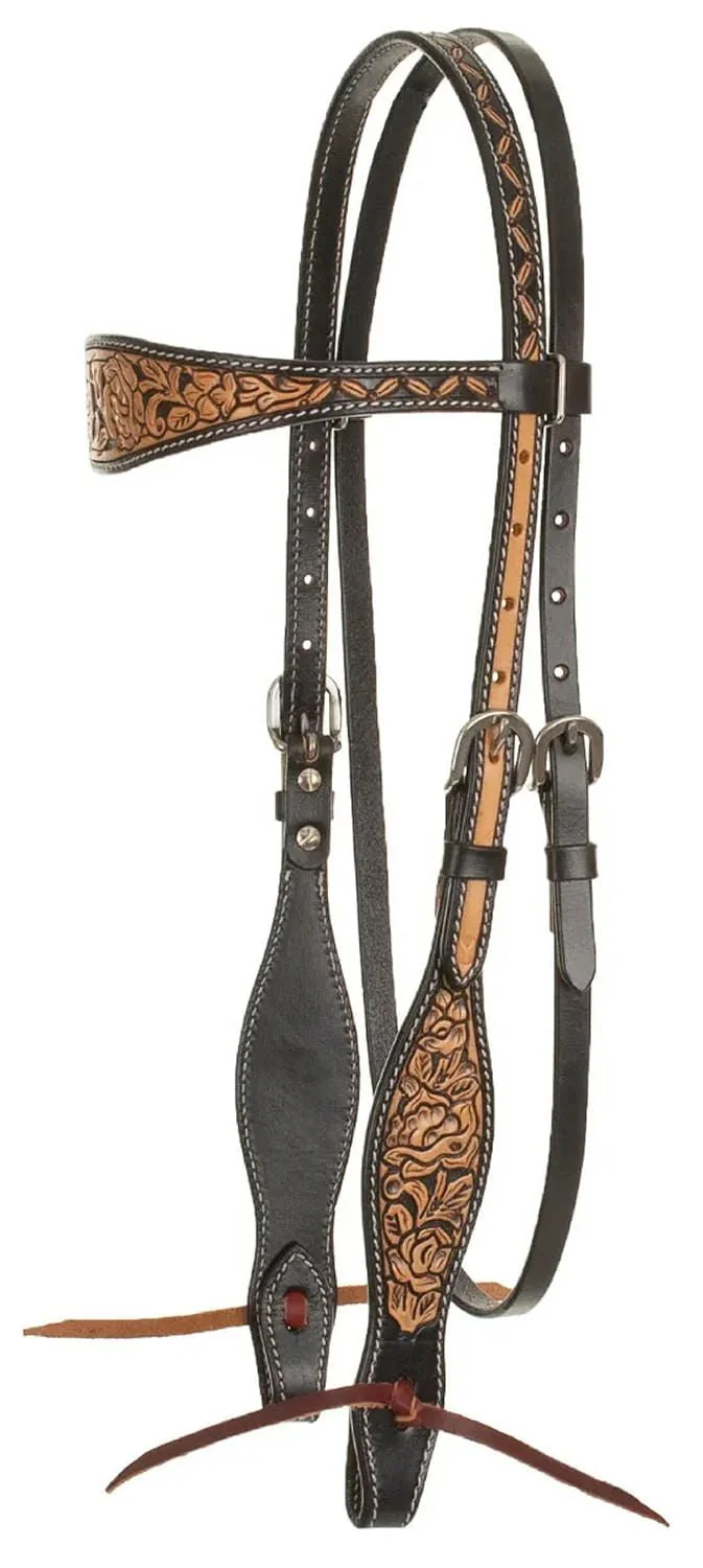 Circle Y Blooming Wild Browband Headstall, Full - Pet's Shop