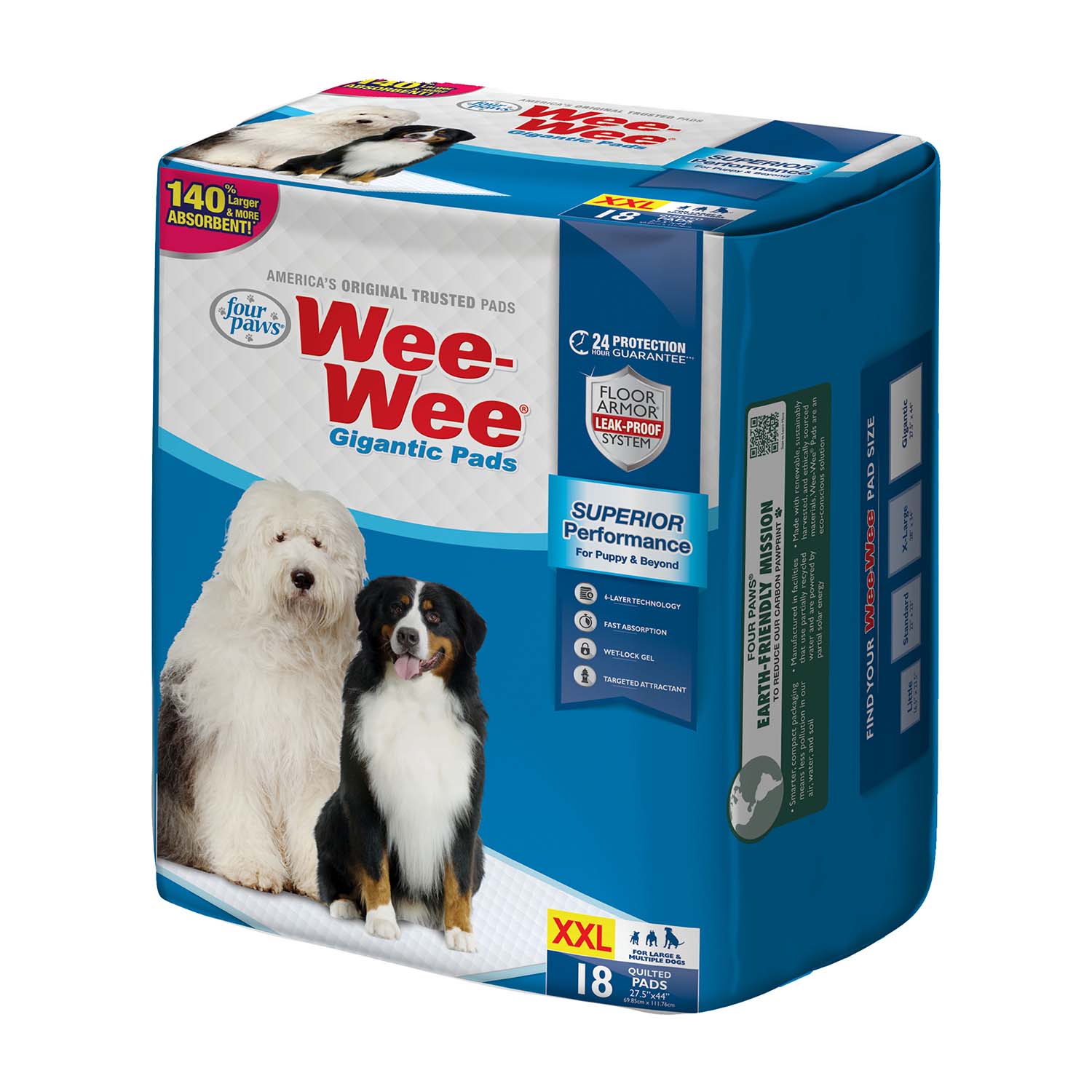 Wee-Wee Superior Performance Gigantic Dog Pee Pads - Pet's Shop