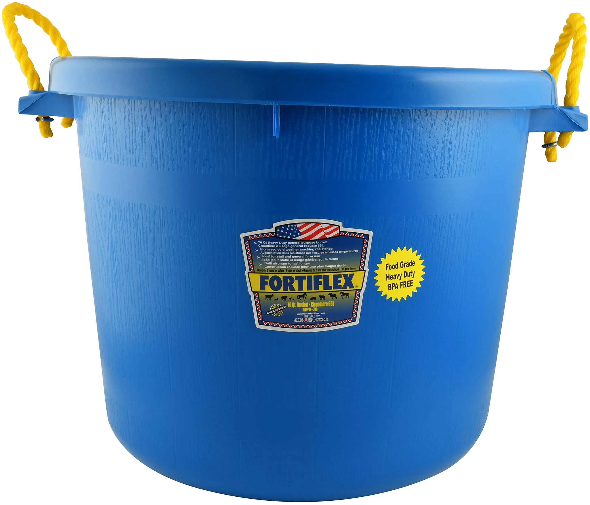 Fortiflex Muck Bucket (Colors) - Pet's Shop