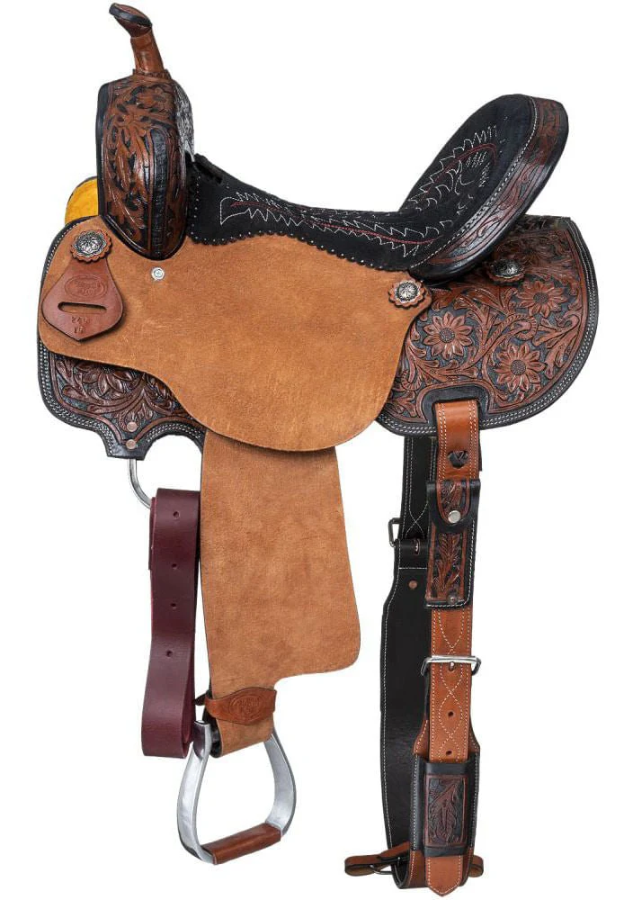 Royal King Two Tone Hawley Barrel Saddle Package - Pet's Shop