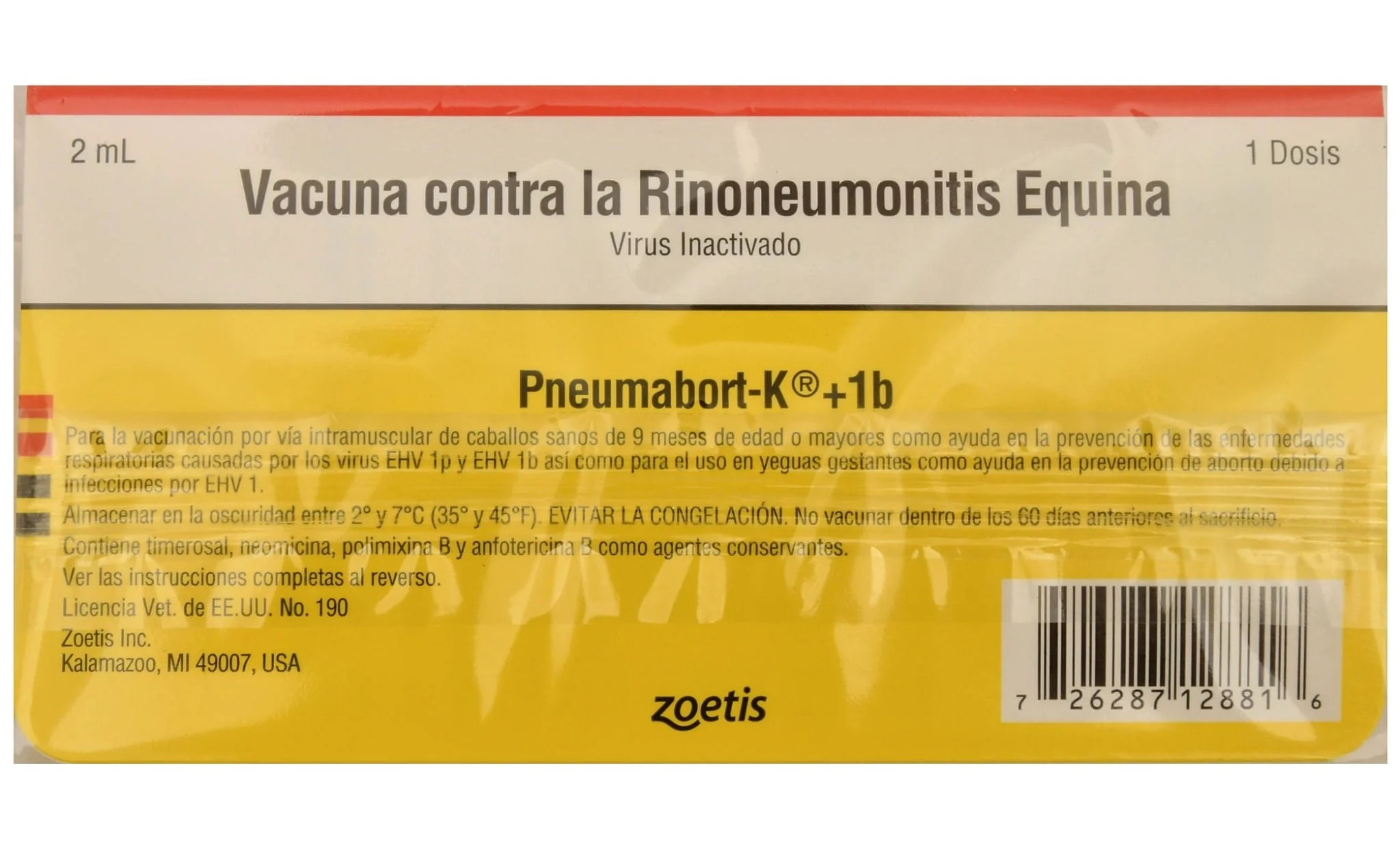 Pneumabort K +1b Vaccine for Horses - Pet's Shop