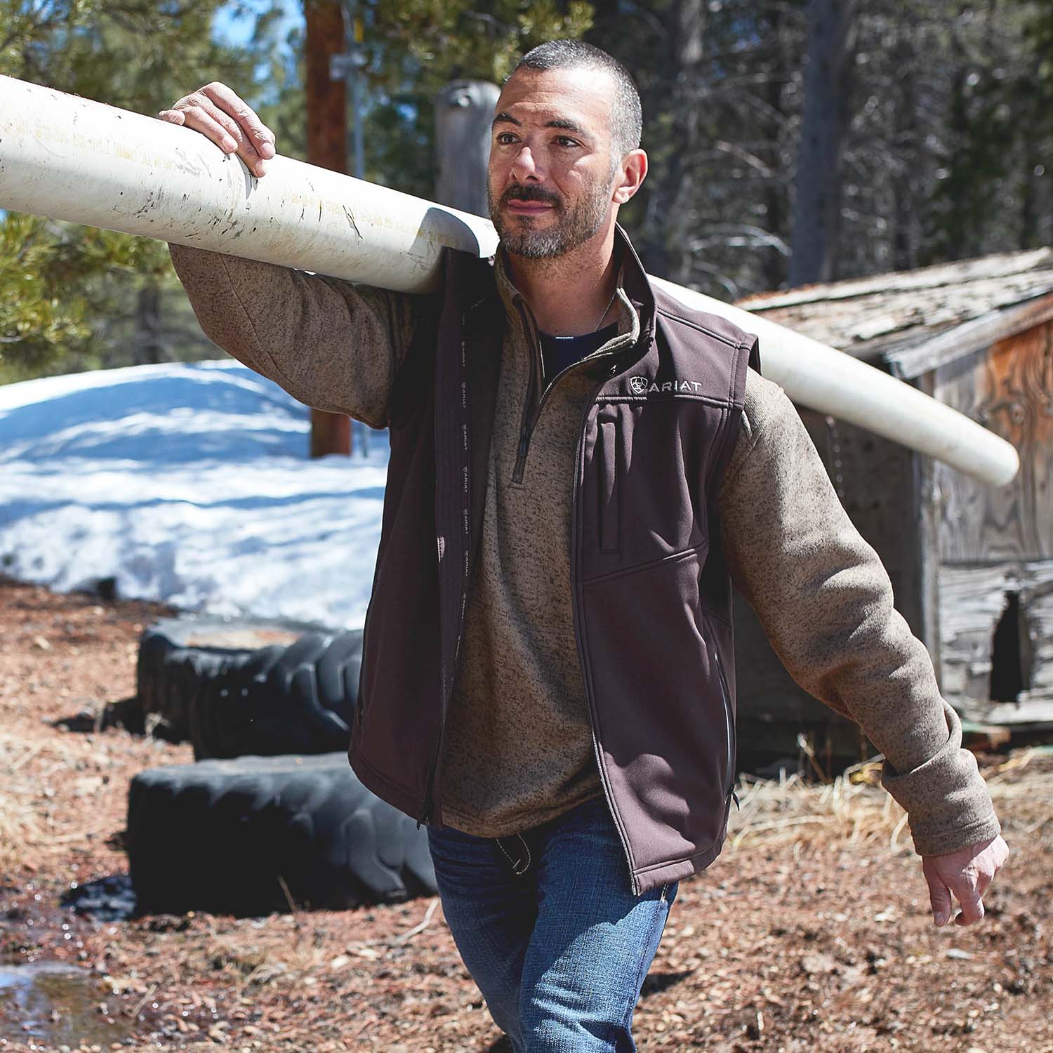 Ariat Men's Vernon 2.0 Softshell Vest - Pet's Shop