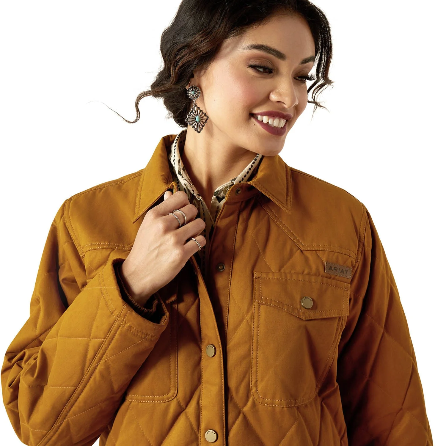 Ariat Women's Grizzly Quilted Barn Jacket - Pet's Shop