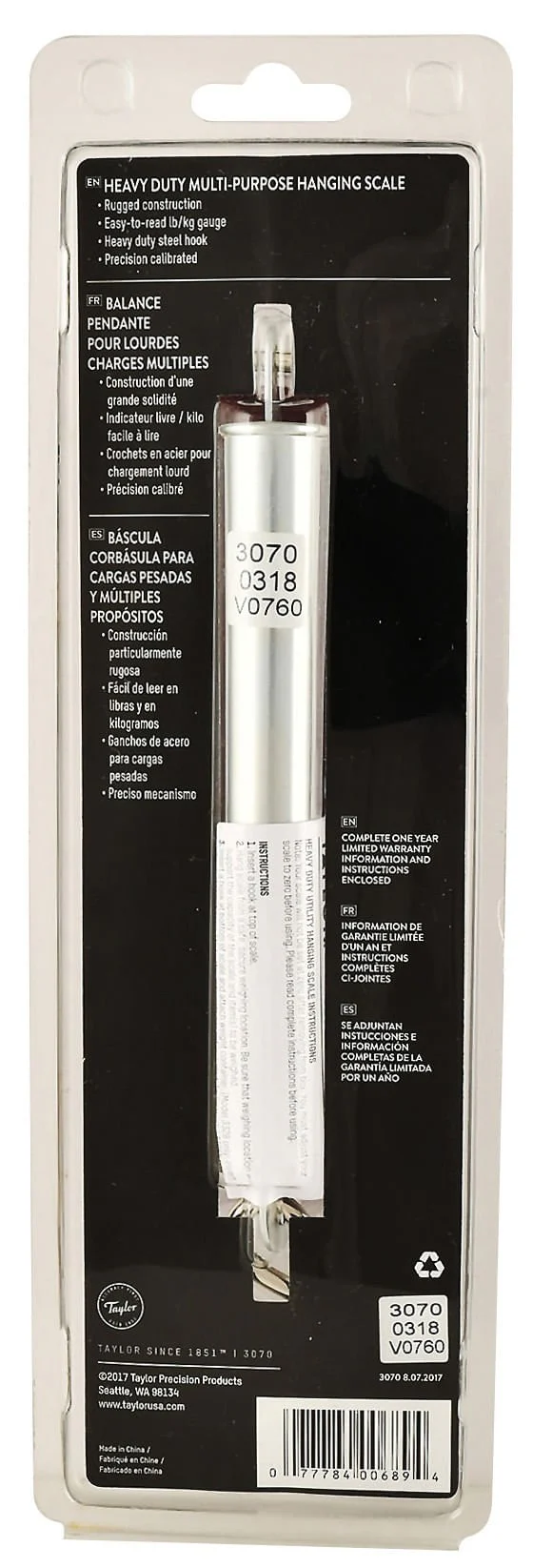 Taylor Hanging Scales - Pet's Shop