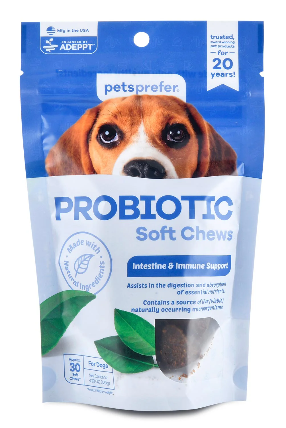 PetsPrefer Probiotic Soft Chews w/ ADEPPT - Pet's Shop
