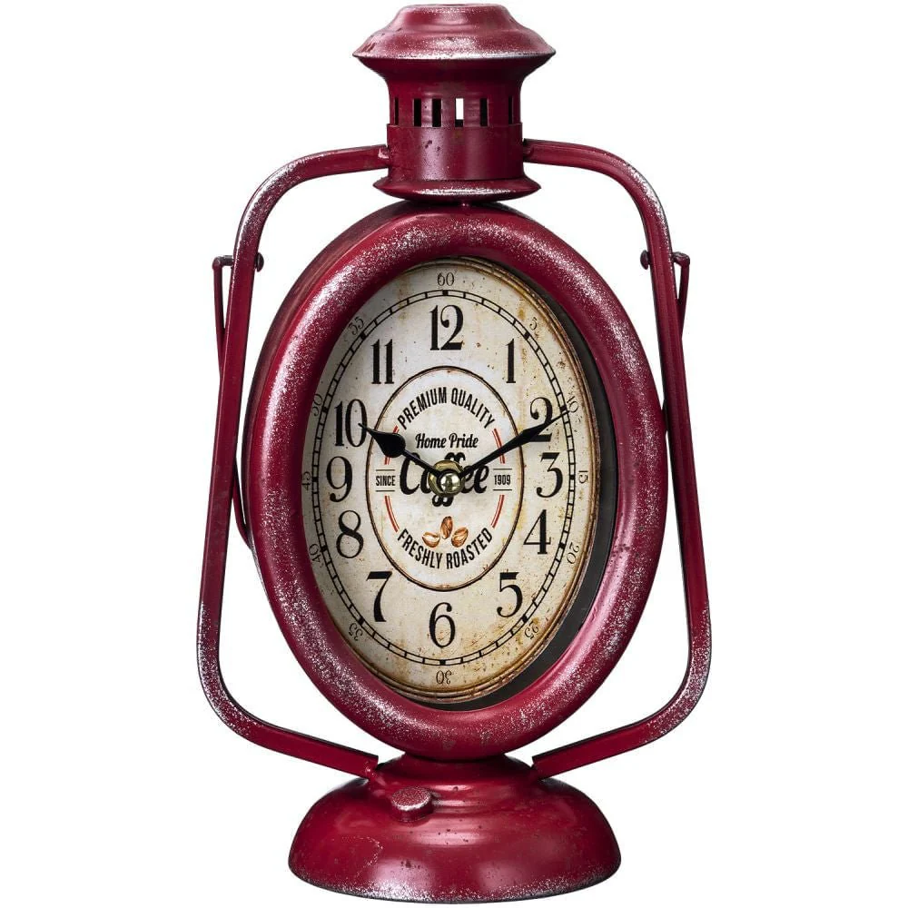 Red Lantern Tabletop Clock - Pet's Shop