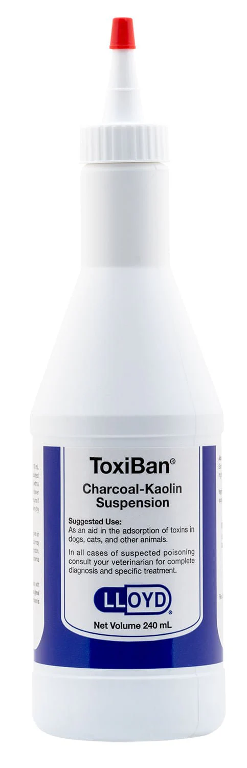 ToxiBan Charcoal-Kaolin Suspension, 240 mL - Pet's Shop