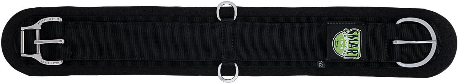 Weaver Neoprene Smart Cinches, Straight, Black - Pet's Shop