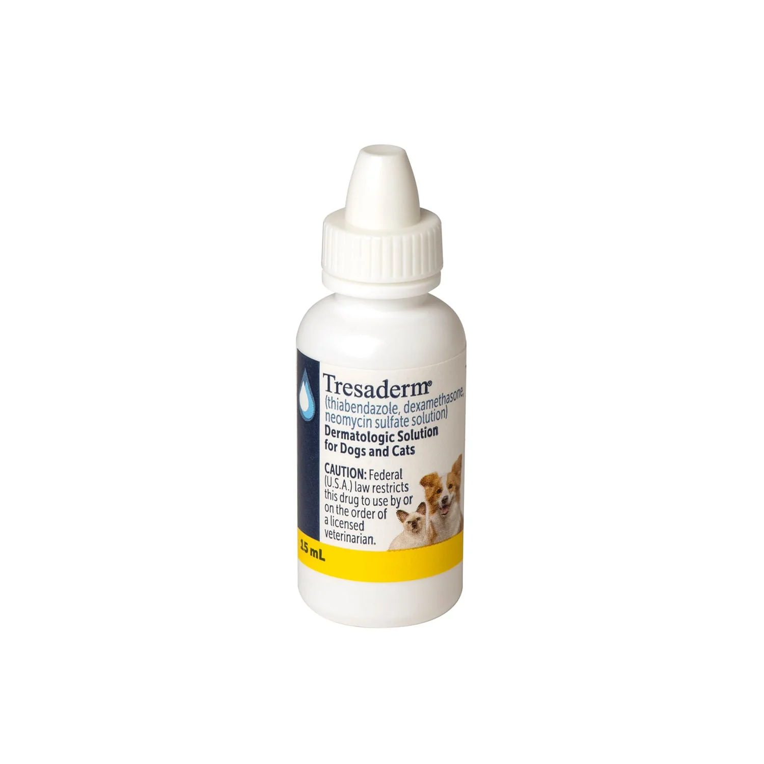 Rx Tresaderm (thiabendazole, dexamethasone, neomycin sulfate solution) Dermatologic Solution for Dogs & Cats - Pet's Shop