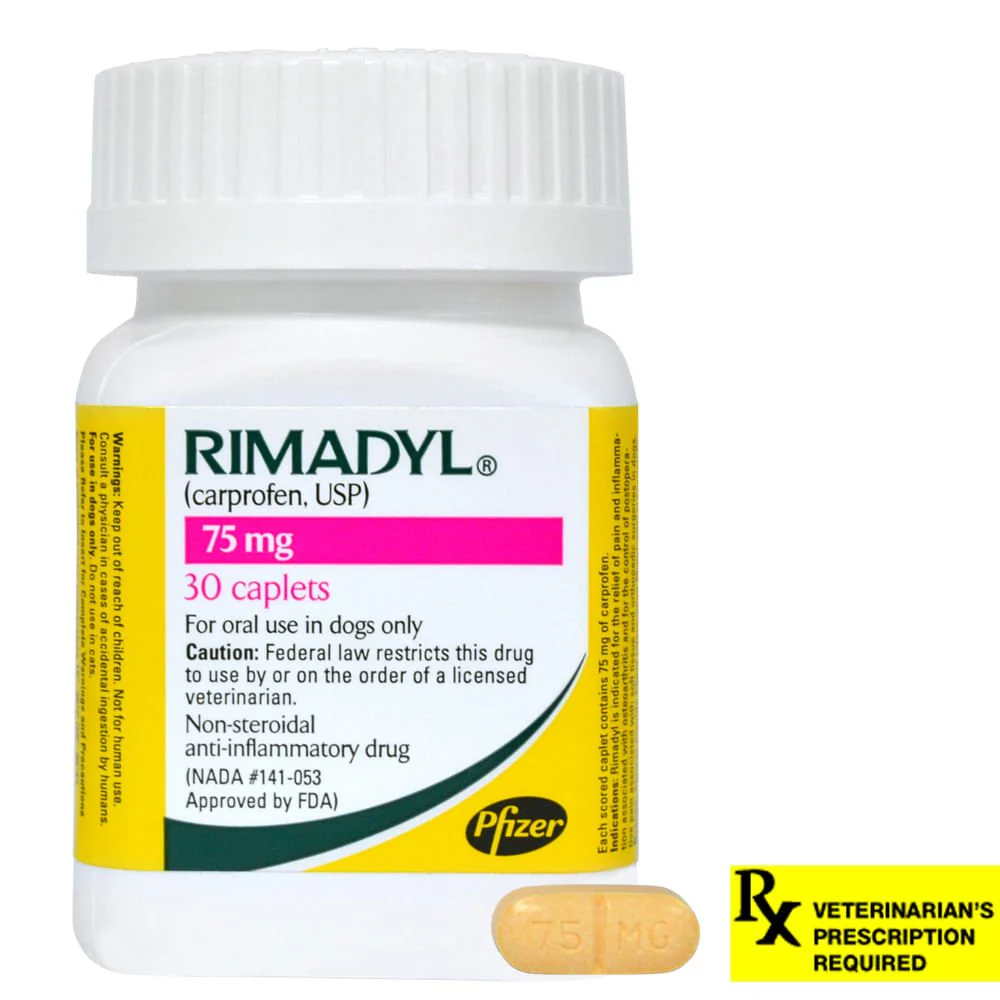 Rx Rimadyl (carprofen) Caplets for Dogs - Pet's Shop