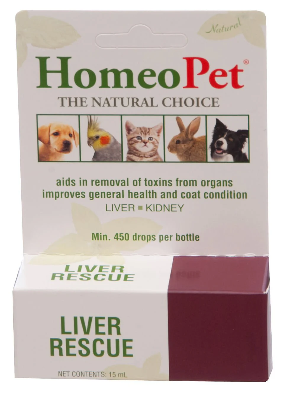 HomeoPet Liver Rescue, 15 mL - Pet's Shop