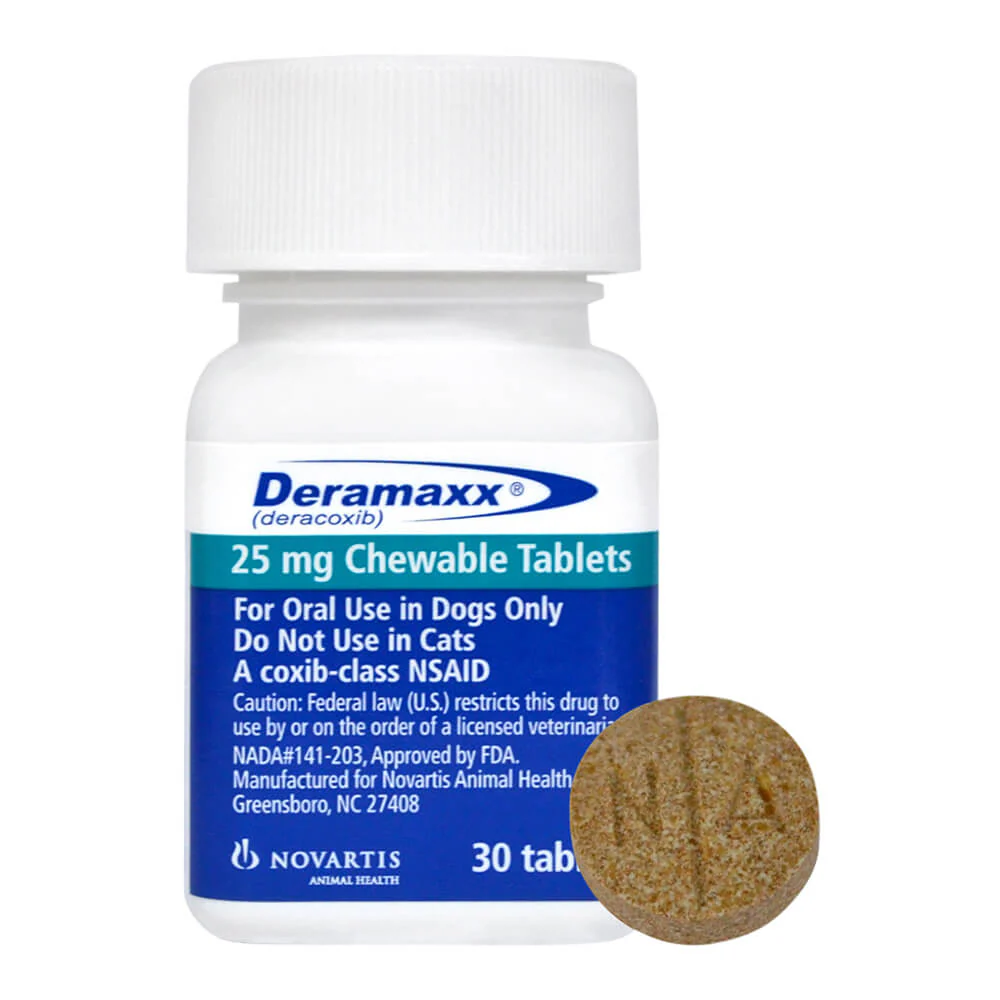 Rx Deramaxx (deracoxib) Chewable Tablets for Dogs - Pet's Shop
