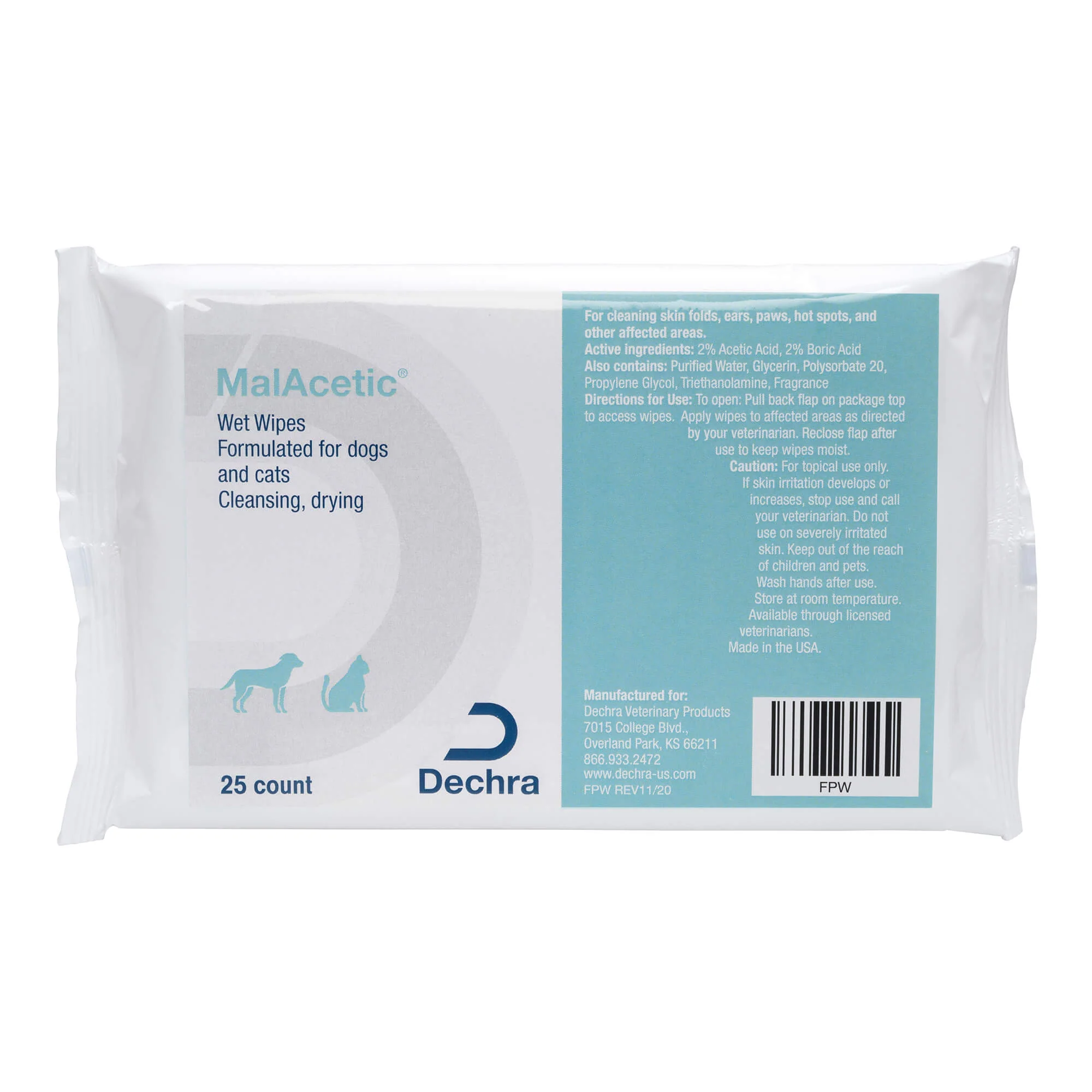 MalAcetic Wet Wipes for Dogs and Cats - Pet's Shop