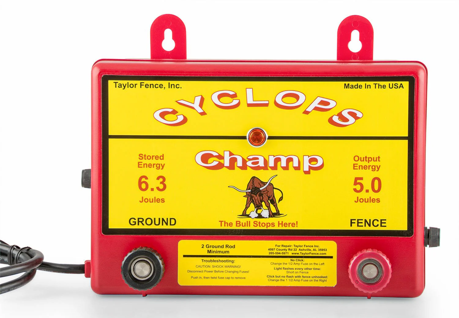 Cyclops Champ 5 Joule AC Fence Charger - Pet's Shop
