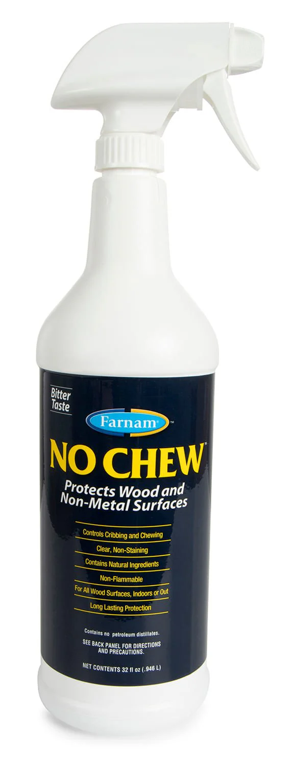 Farnam No Chew Chewing/Cribbing Deterrent, 32 oz Spray - Pet's Shop