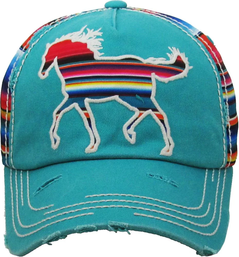 Serape Horse Washed Vintage Cap - Pet's Shop