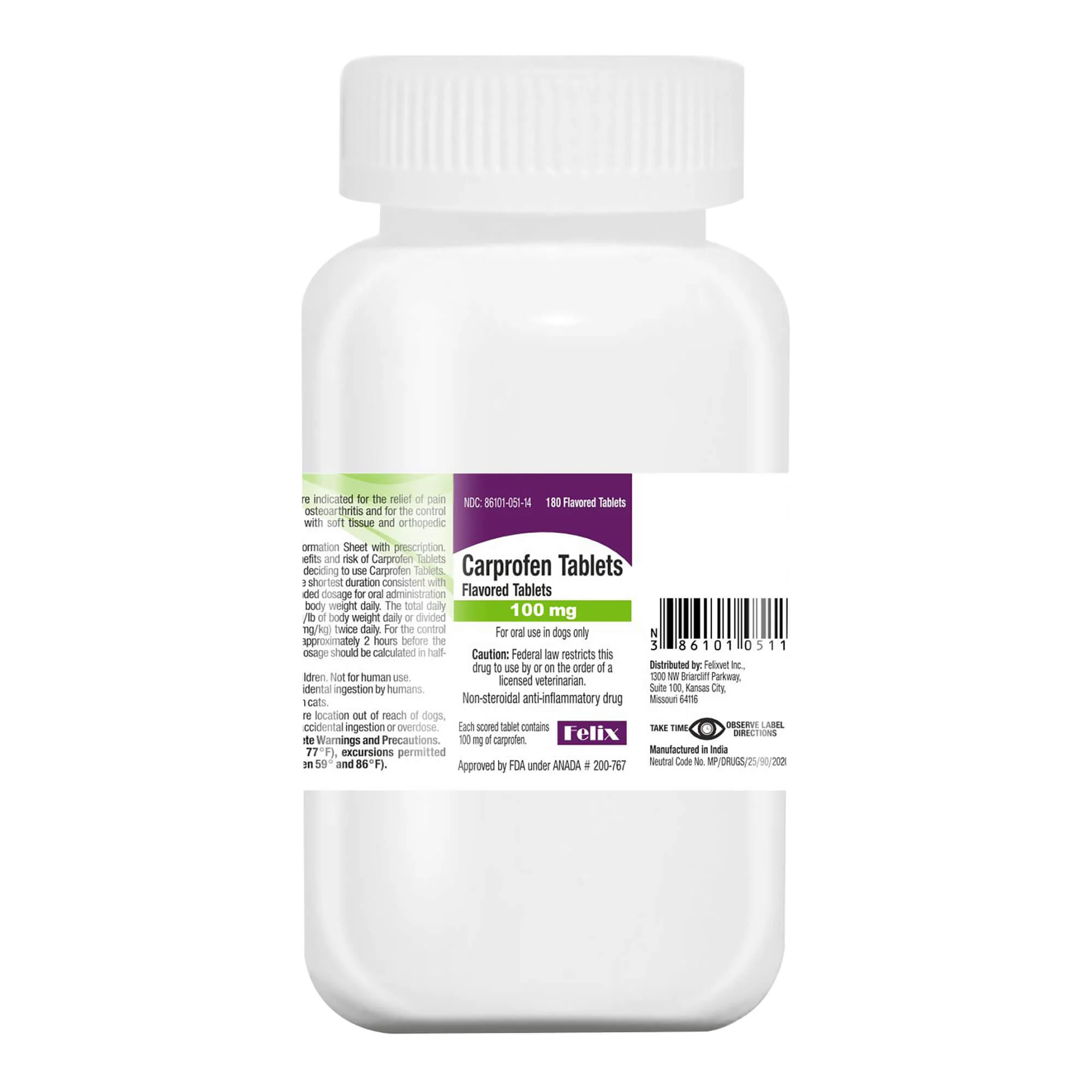 Rx Carprofen (Generic) Beef Flavored Tablets for Dogs - Pet's Shop