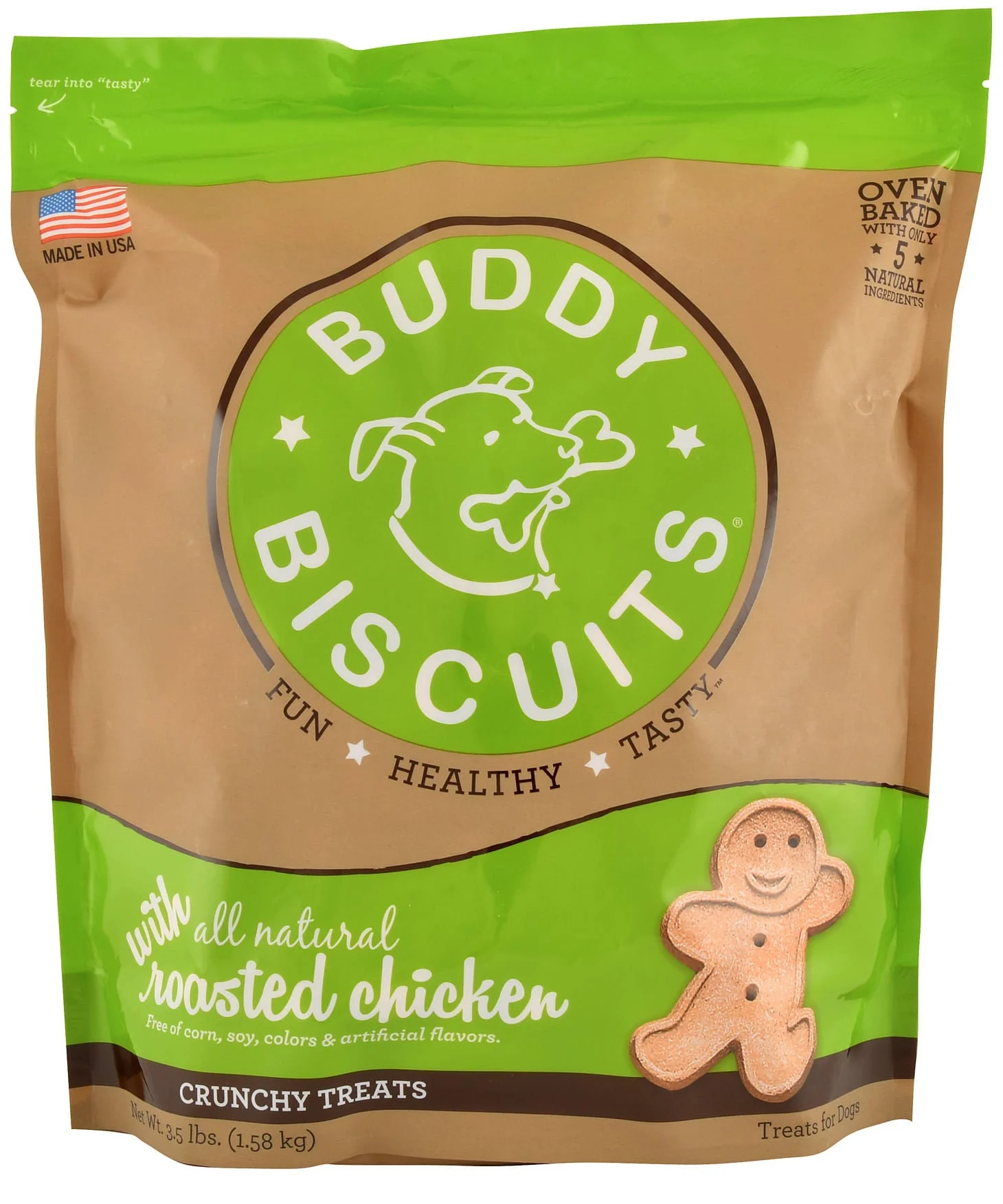 Buddy Biscuits Original Oven-Baked Treats, 3.5 lb - Pet's Shop