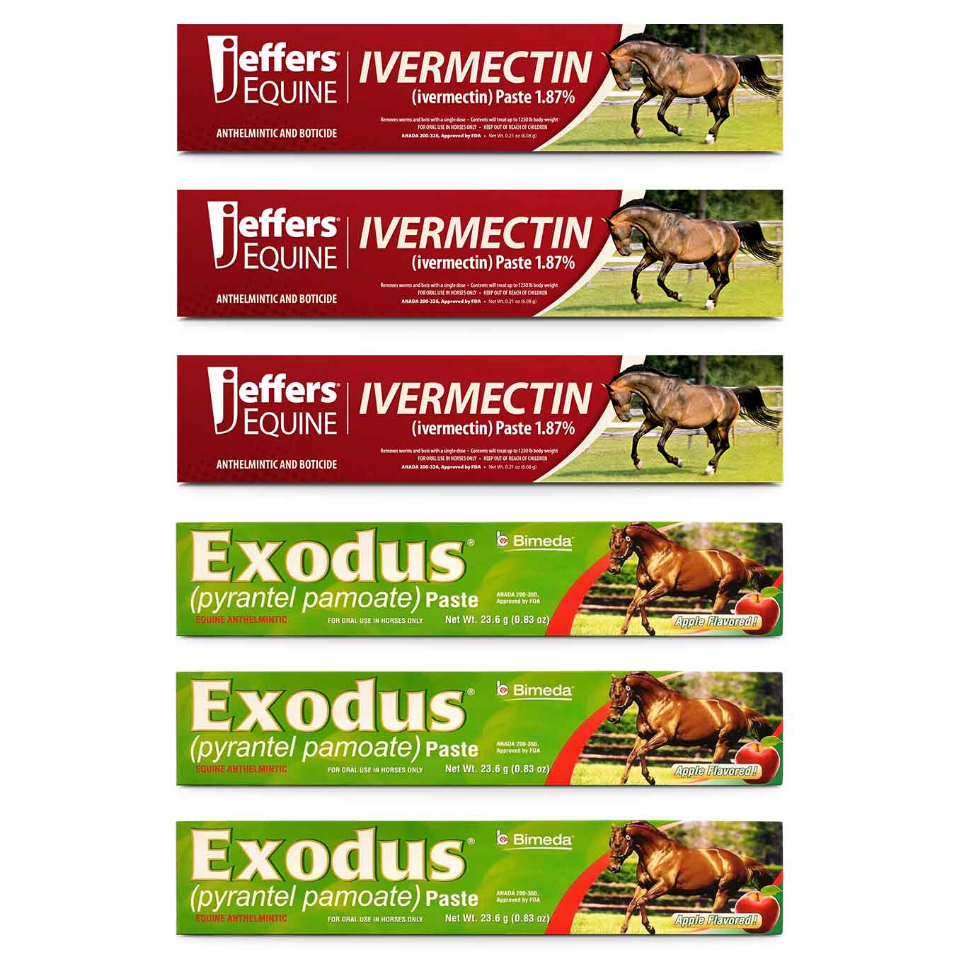 1-Year Horse Deworming Kit - Pet's Shop