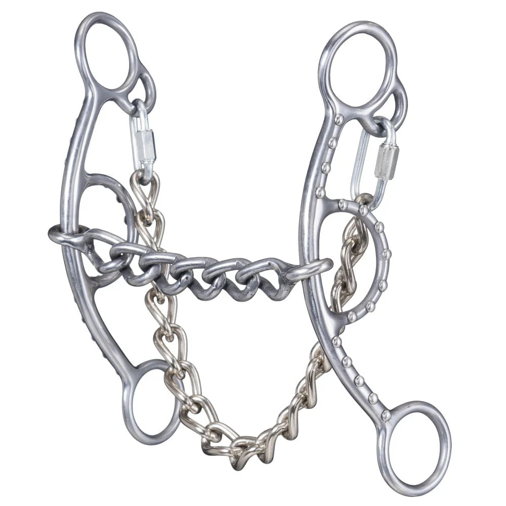 Tough1 Sweet Iron Chain Mouth Short Shank Gag Snaffle - Pet's Shop