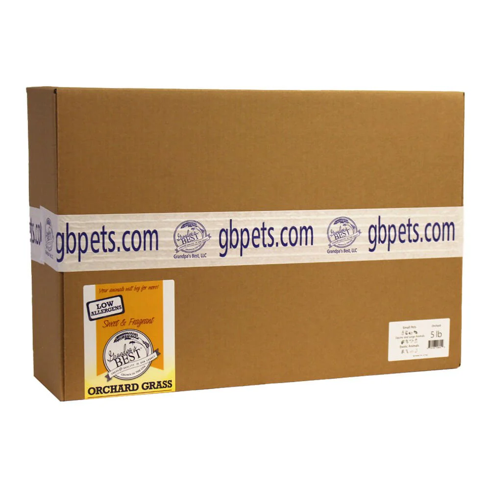 Grandpa's Best Orchard Grass Loose Boxed Hay - Pet's Shop