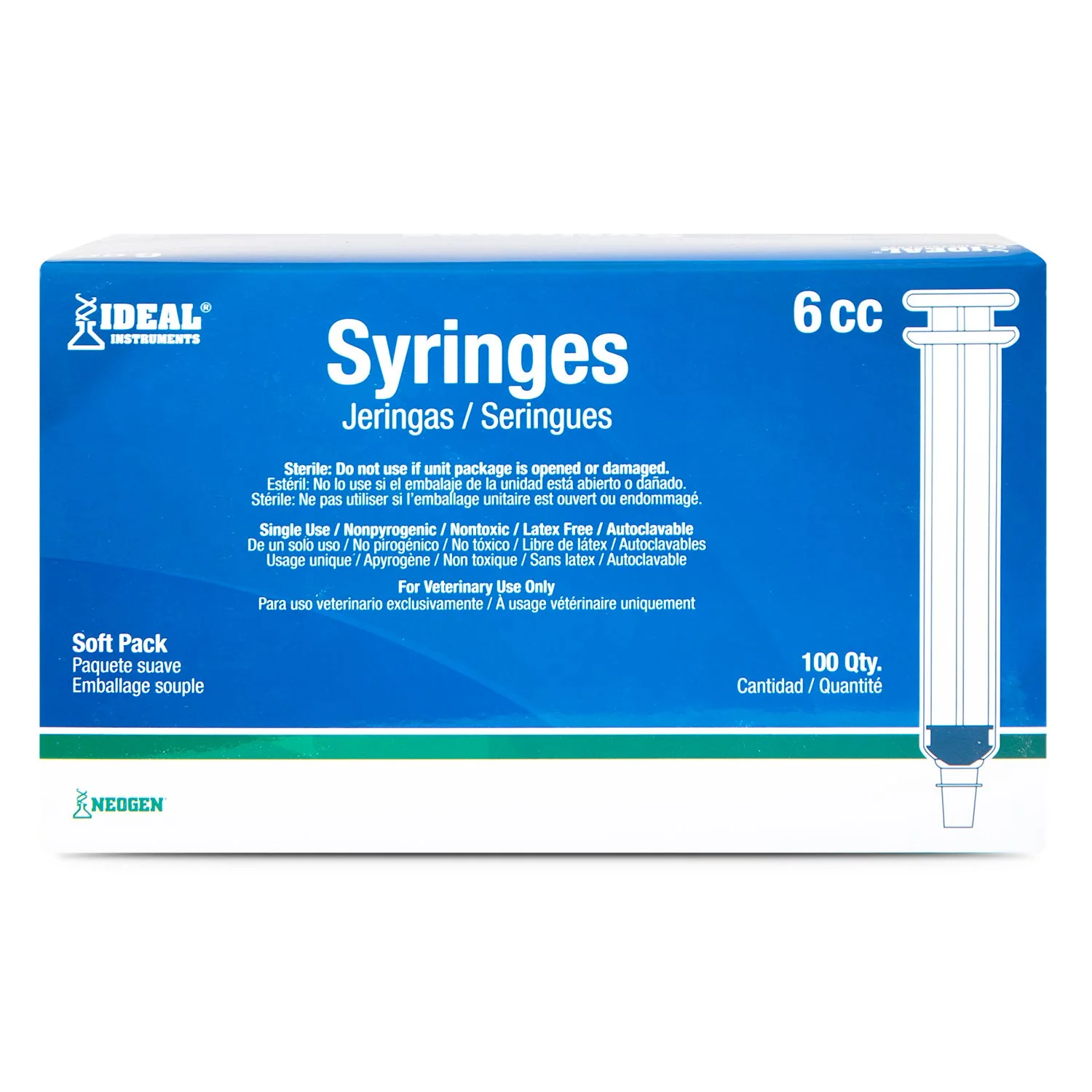 Ideal Luer Lock Syringes, Boxes - Pet's Shop