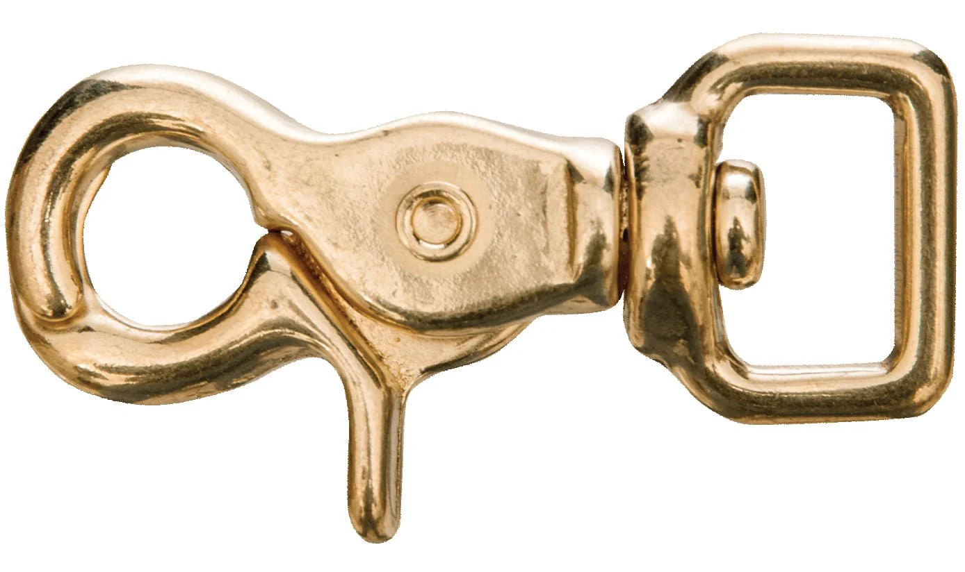 Brass Trigger Snap with Square Swivel Eye - Pet's Shop