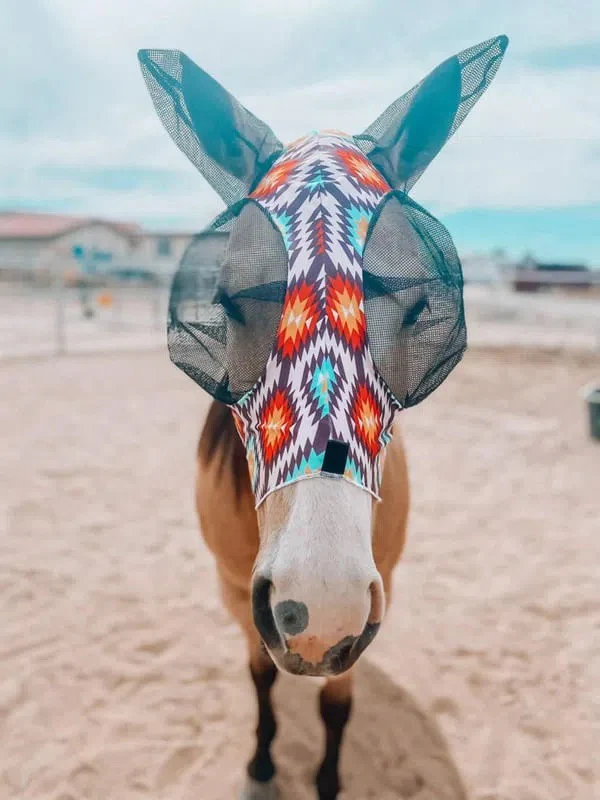 Expression Phoenix Lycra Fly Mask with Ears - Pet's Shop
