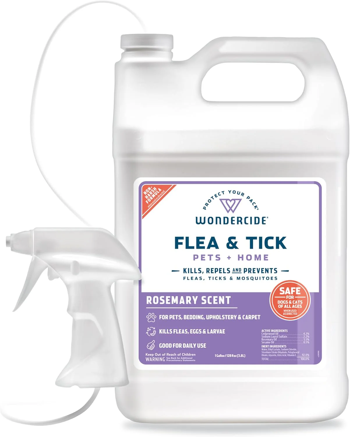 Wondercide Flea, Tick & Mosquito Control Spray for Pets + Home - Pet's Shop