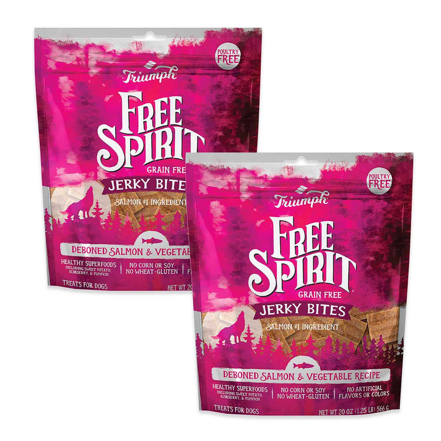 Free Spirit Deboned Jerky Bites, 20 oz - Pet's Shop