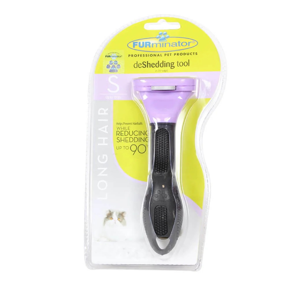FURminator deShedding Tool for Small Cats, Long Hair - Pet's Shop