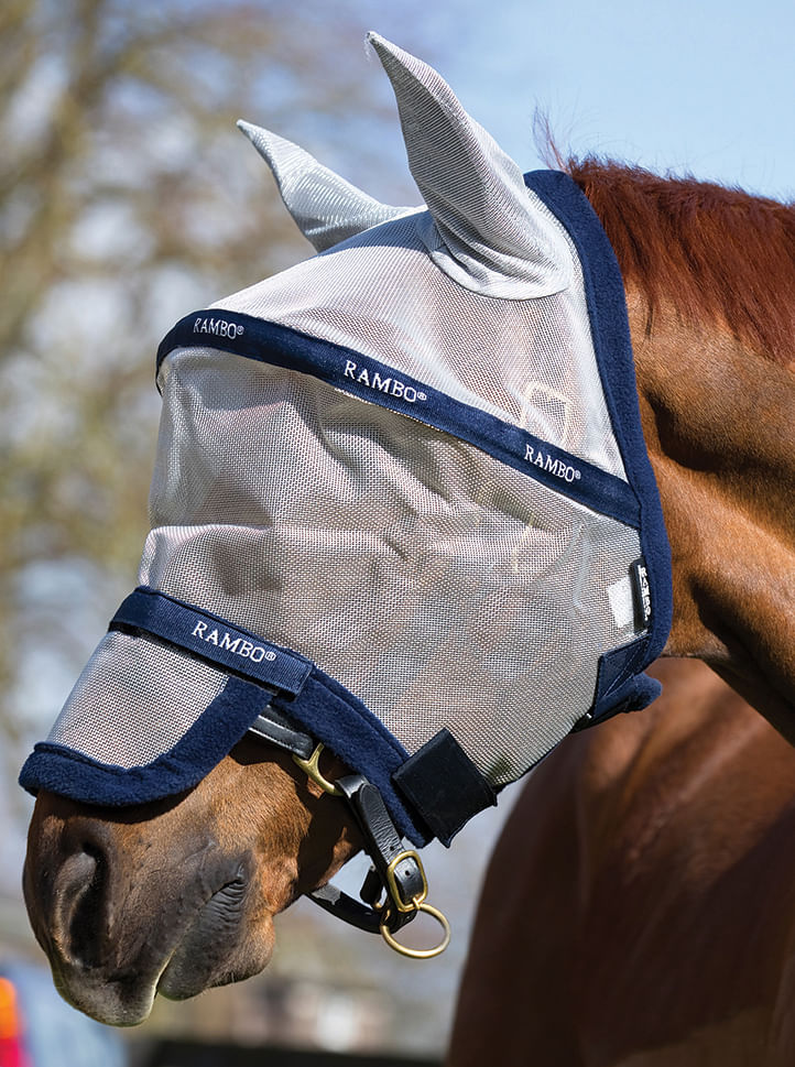 Rambo Plus Fly Mask - Pet's Shop