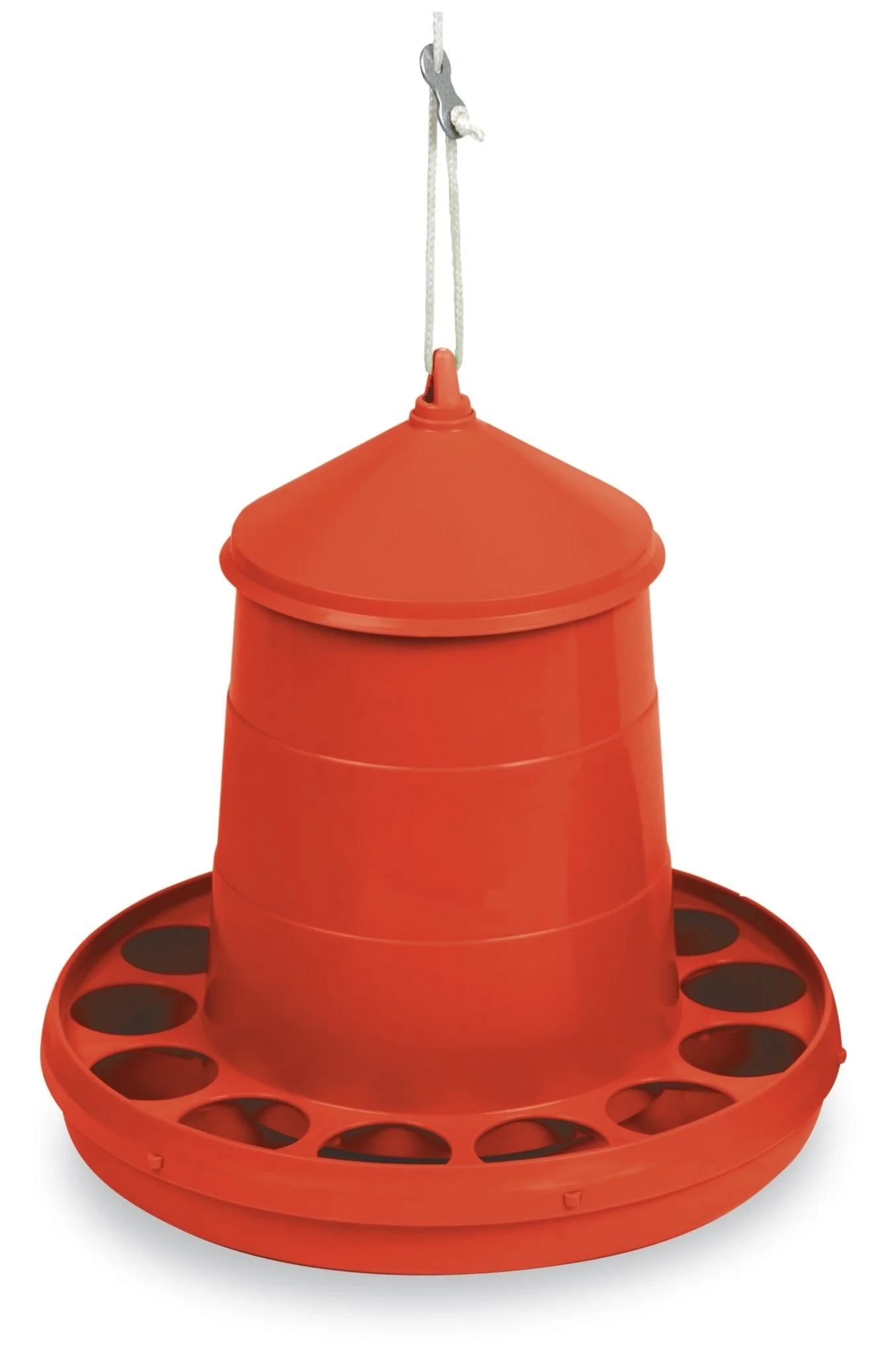 Plastic Hanging Chicken Feeder, 4 lbs - Pet's Shop