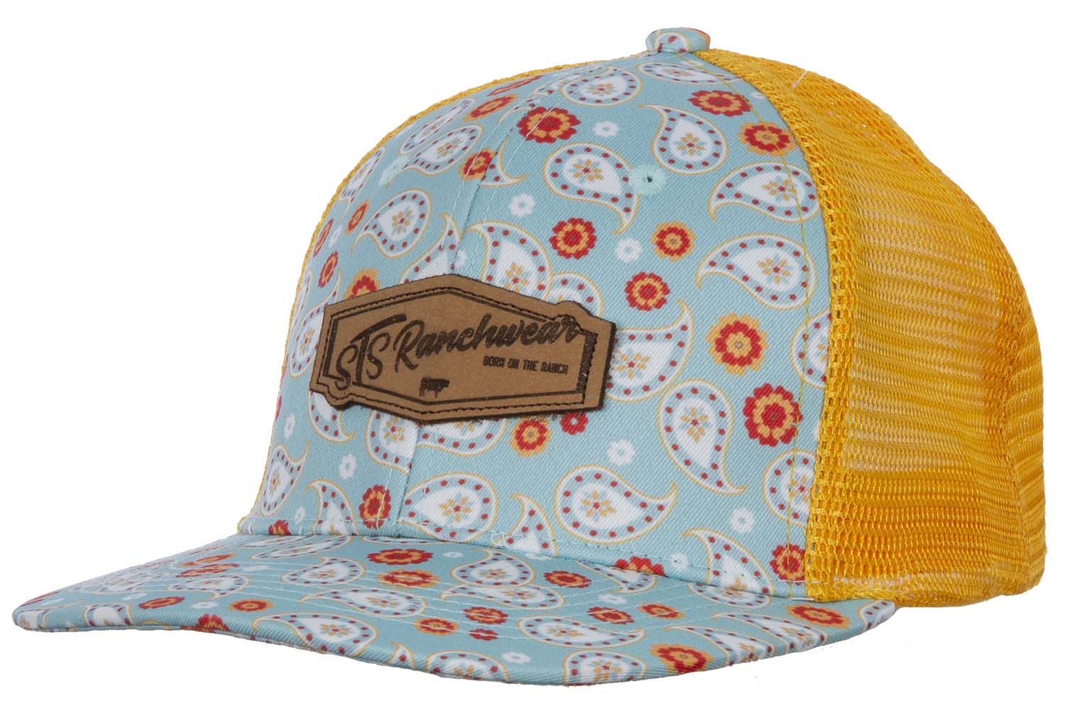 STS Turquoise Paisley Patch Hat, Ladies - Pet's Shop