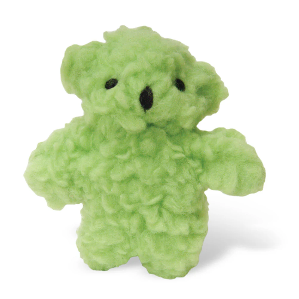 Fleecy Bear Dog Toy with Squeaker, Each - Pet's Shop