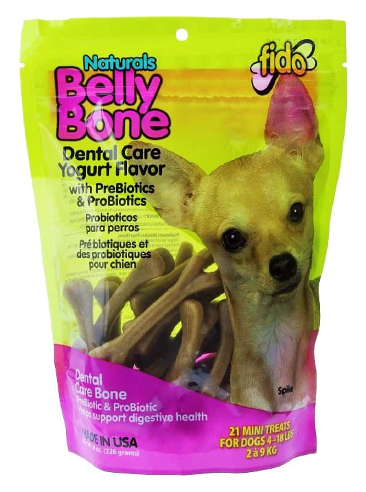 Fido Belly Bones Naturals Dental Care Treats - Pet's Shop