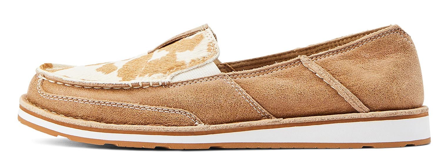 Ariat Women's Cruisers, Adobe/ Tan and White Hair On - Pet's Shop