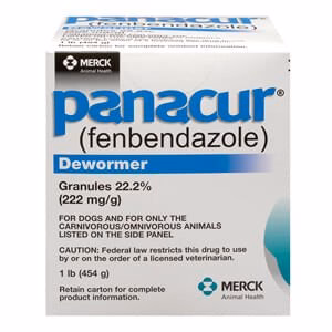 Rx Panacur (fenbendazole) Granules for Dogs 22.2%, 1 lb Economy Tub - Pet's Shop